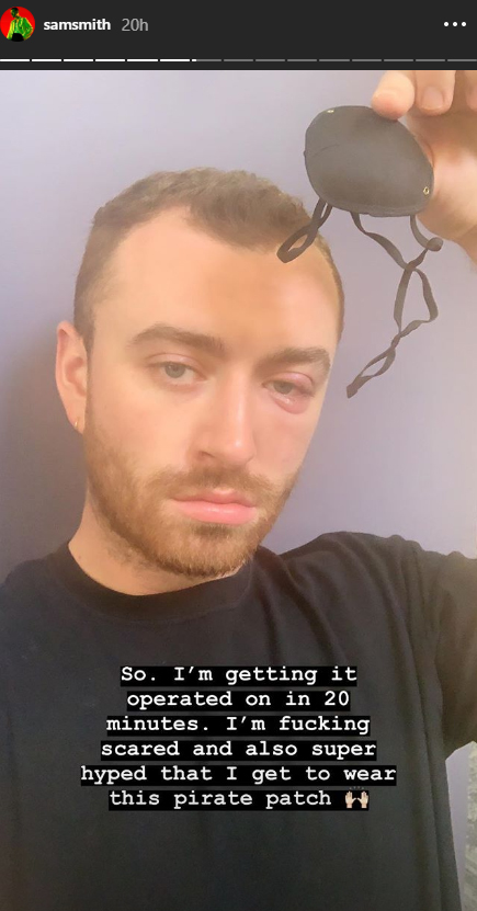 Sam Smith Shows Off His N