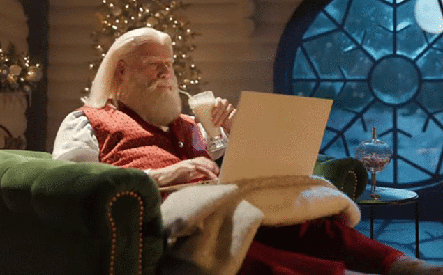 John Travolta stars as Santa Claus in new Pulp Fiction-themed advert ...