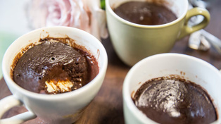 Mug cakes are the perfect sweet treat for winter. Photo / Michael Craig